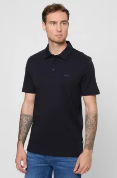 Мужское темно-синее поло Синий L BOSS 50471335;404