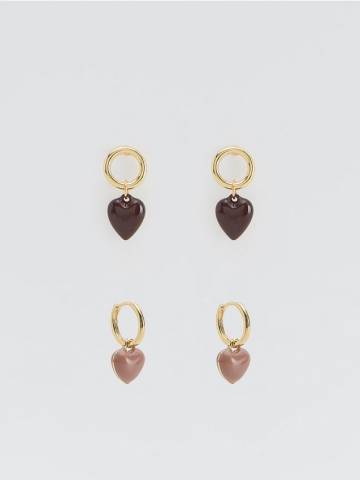 Reserved - Набір сережок із підвісками - різнобарвний - 450FD-MLC