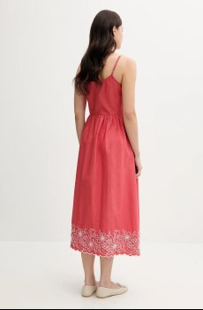 Хлопковое платье United Colors of Benetton