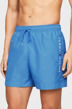 Мужские голубые плавательные шорты MEDIUM DRAWSTRING Голубой S Tommy Hilfiger UM0UM03258