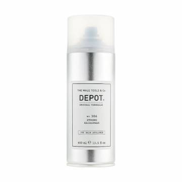 Мужской лак для укладки волос Depot 306 Strong Hairspray сильной фиксации, 400 мл Мужской лак для укладки волос Depot 306 Strong Hairspray сильной фиксации, 400 мл