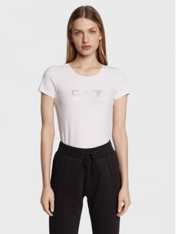EA7 Emporio Armani Футболка 8NTT66 TJFKZ 0101 Білий Slim Fit EA7 Emporio Armani Футболка 8NTT66 TJFKZ 0101 Білий Slim Fit