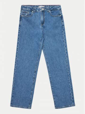 Tommy Hilfiger Джинси Girlfriend KG0KG08010 Голубий Straight Fit Tommy Hilfiger Джинси Girlfriend KG0KG08010 Голубий Straight Fit