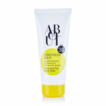 Солнцезащитный бальзам ABOUT sun Sunscreen Balm для безопасного загара SPF 30, 200 мл Солнцезащитный бальзам ABOUT sun Sunscreen Balm для безопасного загара SPF 30, 200 мл