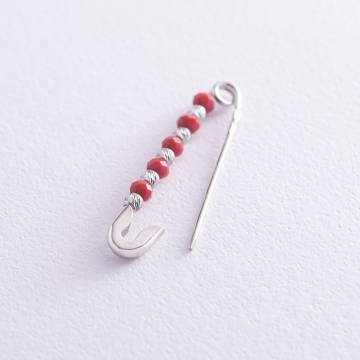 Серебряная булавка (коралл) 21047 Серебряная булавка (коралл) 21047