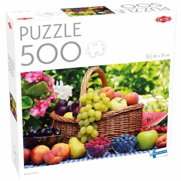 Пазл Tactic Кошик з фруктами 500 елементів (59224) Пазл Tactic Кошик з фруктами 500 елементів (59224)