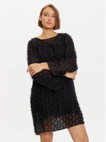 Karen by Simonsen Коктейльна сукня Rubina 10105170 Чорний Oversize Karen by Simonsen Коктейльна сукня Rubina 10105170 Чорний Oversize