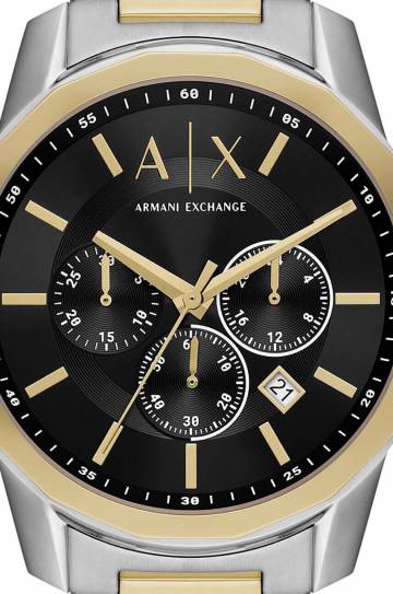 Часы и браслет Armani Exchange цвет чёрный Часы и браслет Armani Exchange цвет чёрный