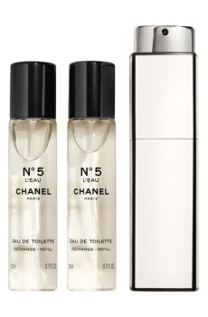 Парфюмированный набор женский Chanel №5 LEau (туалетная вода, 3*20 мл)