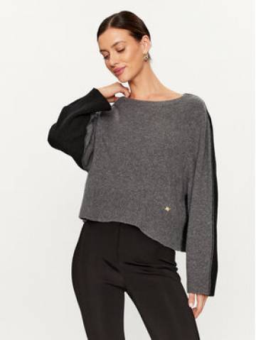 Pinko Светр Lombrico 102123 A185 Сірий Cropped Fit Pinko Светр Lombrico 102123 A185 Сірий Cropped Fit