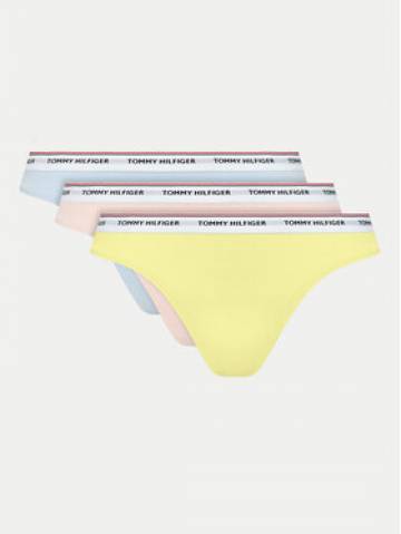 Tommy Hilfiger Набір з 3 пар стрінгів UW0UW04894 Кольоровий Tommy Hilfiger Набір з 3 пар стрінгів UW0UW04894 Кольоровий
