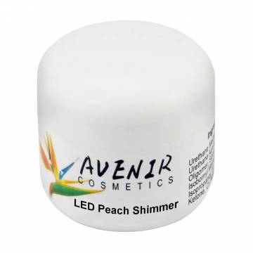 Гель для наращивания ногтей Avenir Cosmetics LED Peach Shimmer, 15 мл Гель для наращивания ногтей Avenir Cosmetics LED Peach Shimmer, 15 мл