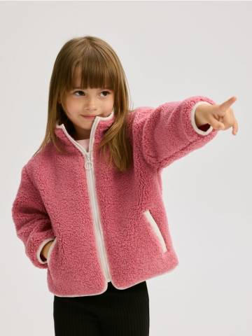 Reserved - Куртка зі штучної овчини - рожевий - 188EX-30X