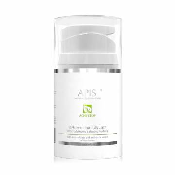 Нормализующий крем для лица Apis Natural Cosmetics Acne-Stop Cream против прыщей, с экстрактом зеленого чая, 50 мл Нормализующий крем для лица Apis Natural Cosmetics Acne-Stop Cream против прыщей, с экстрактом зеленого чая, 50 мл