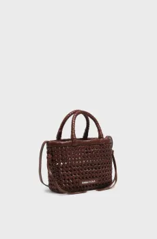 Женская коричневая кожаная сумка Коричневый ONESIZE Bimba Y Lola 261BBFJ7H.10643