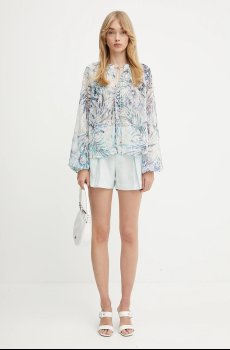 Шорты с примесью льна Guess SHAYE