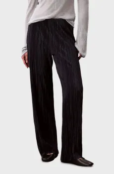 Женские темно-синие плиссированные брюки Pull On Синий M Calvin Klein LV044A200G