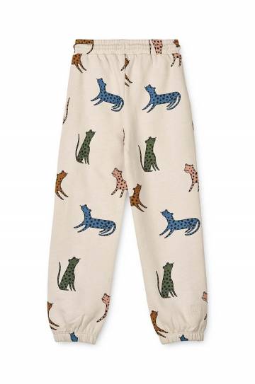 Детские хлопковые штаны Liewood с узором