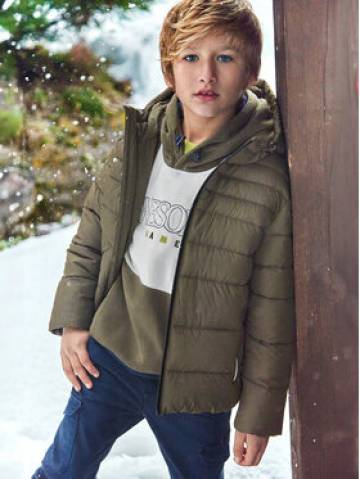 Mayoral Пуховик 7458 Коричневий Regular Fit