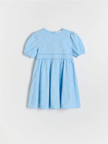 Reserved - Сукня з вишивкою - блідо-блакитний - 231DA-05X