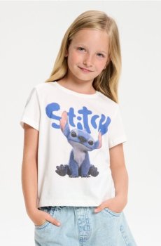 Футболка Stitch - кремовий