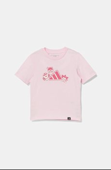 Детская хлопковая футболка adidas