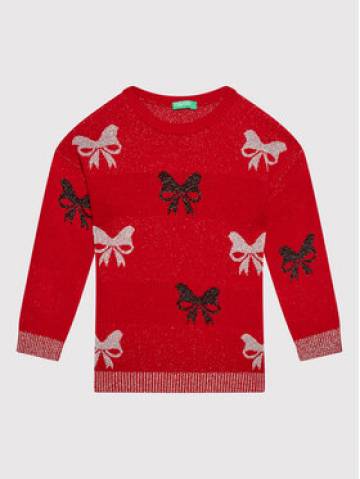 United Colors Of Benetton Светр 1194Q1134 Червоний Regular Fit United Colors Of Benetton Светр 1194Q1134 Червоний Regular Fit