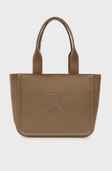 Женская бежевая сумка MEDIUM Бежевый ONESIZE Calvin Klein LV04F3218G