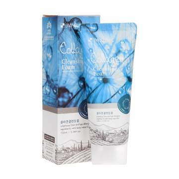 Пенка для умывания 3W Clinic Collagen Foam Cleansing с коллагеном, 100 мл Пенка для умывания 3W Clinic Collagen Foam Cleansing с коллагеном, 100 мл