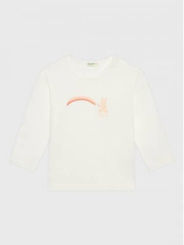 United Colors Of Benetton Блузка 3I9WA1001 Білий Regular Fit United Colors Of Benetton Блузка 3I9WA1001 Білий Regular Fit
