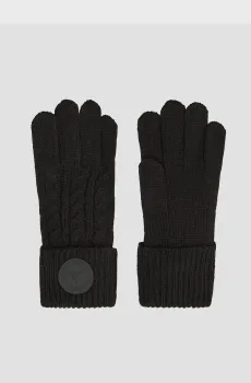 Женские черные перчатки Черный L Guess AW9960.WOL02;BLA