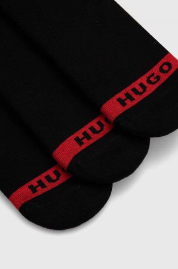 Носки HUGO 3 шт мужские цвет чёрный 50514916 Носки HUGO 3 шт мужские цвет чёрный 50514916
