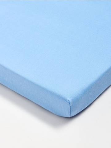 Простирадло з гумкою - блакитний