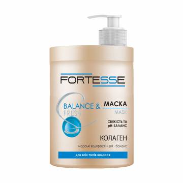 Маска Fortesse Professional Balance & Fresh Hair Mask для всех типов волос, 1 л Маска Fortesse Professional Balance & Fresh Hair Mask для всех типов волос, 1 л