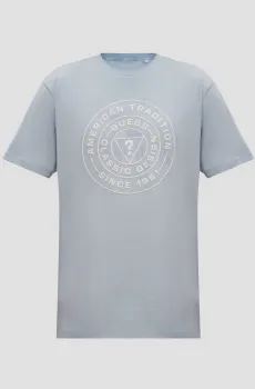 Мужская голубая футболка Голубой XXL Guess M5RI61.K9RM1;F7MH
