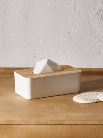 Коробка для серветок - білий