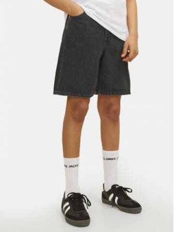 Jack&Jones Junior Джинсові шорти Tony 12250878 Чорний Baggy Fit Jack&Jones Junior Джинсові шорти Tony 12250878 Чорний Baggy Fit