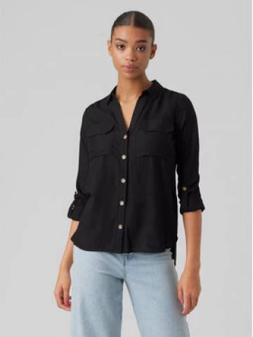 Vero Moda Сорочка Bumpy 10275283 Чорний Regular Fit Vero Moda Сорочка Bumpy 10275283 Чорний Regular Fit