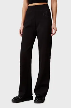 Женские черные спортивные брюки SATIN APPLIQUE JOG Черный S Calvin Klein Jeans J20J223588