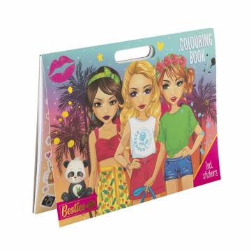 Розмальовка Besties Мега зі стікерами (961023) Розмальовка Besties Мега зі стікерами (961023)