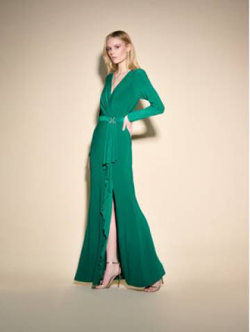 Joseph Ribkoff Вечірня сукня 233788 Зелений Regular Fit Joseph Ribkoff Вечірня сукня 233788 Зелений Regular Fit