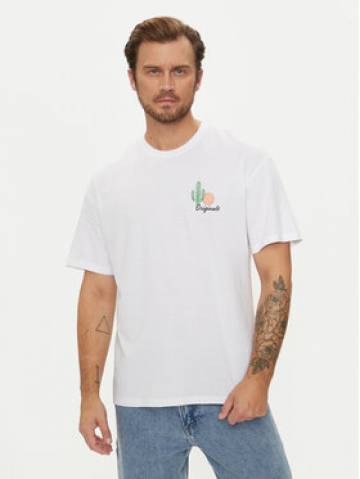 Jack&Jones Футболка Bradley 12264414 Білий Relaxed Fit Jack&Jones Футболка Bradley 12264414 Білий Relaxed Fit