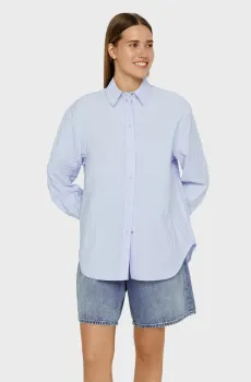 Женская голубая рубашка WCSHRT 022 Голубой S PRPY PWSHRKALUA022