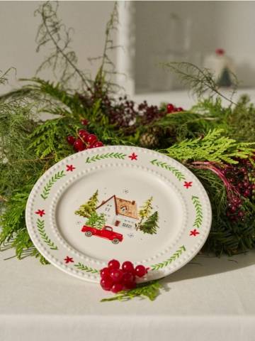 Тарілка - червоний