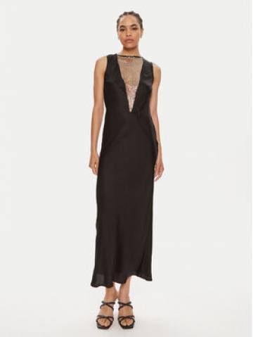 ROTATE Коктейльна сукня Arianna 112540100 Чорний Slim Fit