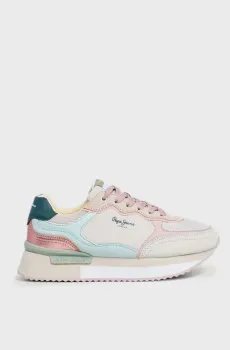 Женские бежевые кроссовки RUSPER RACER Бежевый 37 Pepe Jeans PLS600041