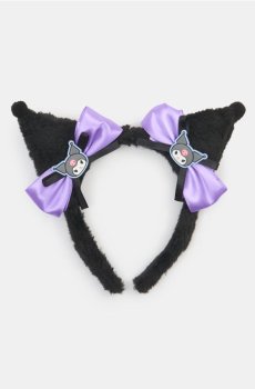 Обруч для волос Kuromi - чорний