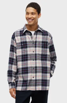 Мужская рубашка в клетку rwb tartan flannel Разноцветный M Tommy Hilfiger MW0MW44611