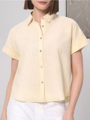 Футболка з коротким рукавом - світло-жовтий