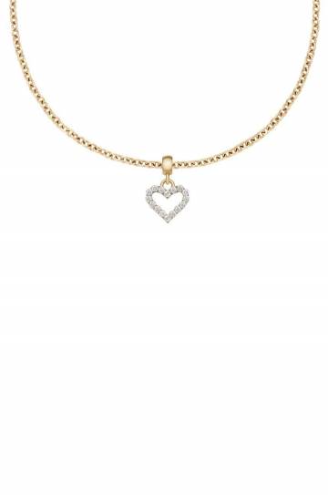 Подвеска из кристаллов Daniel Wellington Charm Heart White Crystal Подвеска из кристаллов Daniel Wellington Charm Heart White Crystal